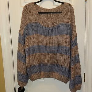 The Common Room Shop Luna Lovegood Blue/Pink Crew Neck Sweater